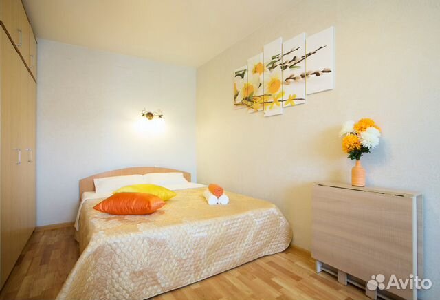

1-к. квартира, 34 м², 2 кровати