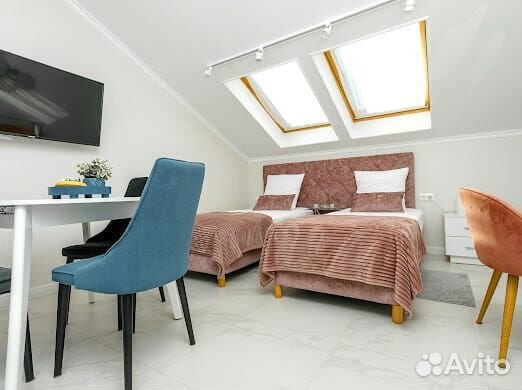 

Квартира-студия, 25 м², 2 кровати