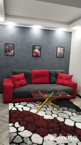 

1-к. квартира, 45 м², 2 кровати