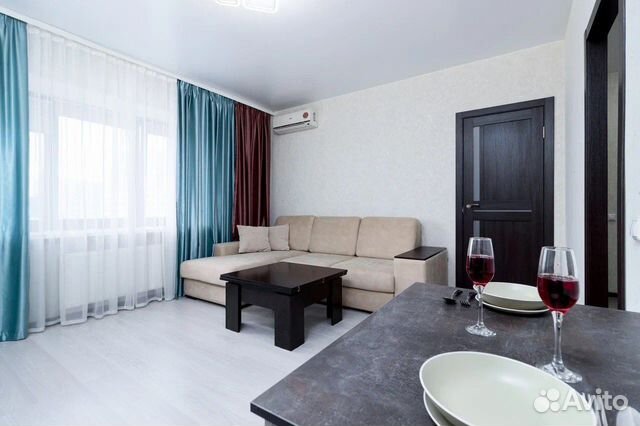 

1-к. квартира, 45 м², 2 кровати