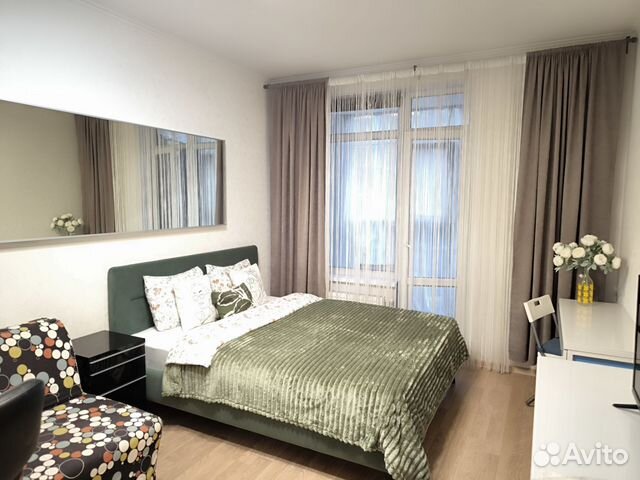 

Квартира-студия, 30 м², 2 кровати