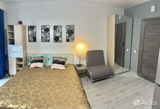 

Квартира-студия, 35 м², 3 кровати