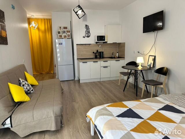 

Квартира-студия, 30 м², 2 кровати