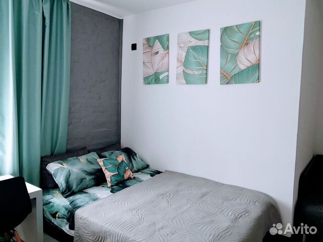 

Квартира-студия, 28 м², 2 кровати