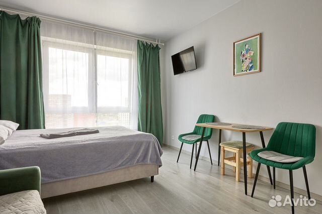 

Квартира-студия, 25 м², 2 кровати