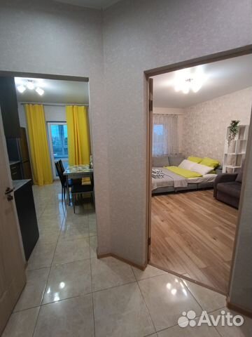 

1-к. квартира, 46 м², 2 кровати