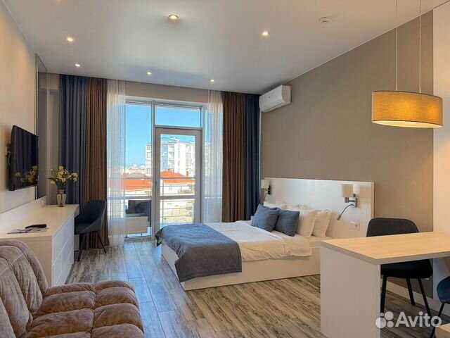 

Квартира-студия, 33 м², 2 кровати