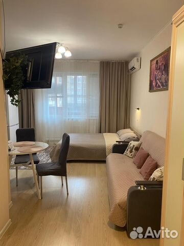 

Квартира-студия, 27,4 м², 2 кровати