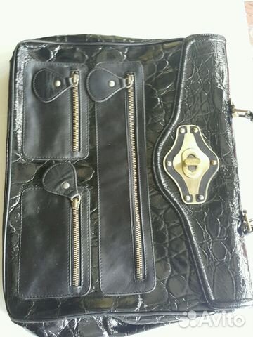 Портфель женский кожаный италия