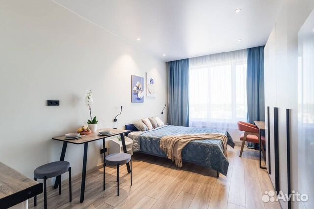 

Квартира-студия, 26 м², 2 кровати