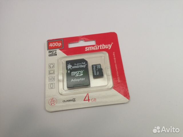 Карта памяти (флешка) Micro SD Smart Buy 4Gb