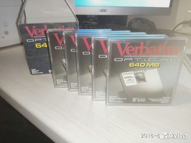 Дискеты Verbatim 640mb