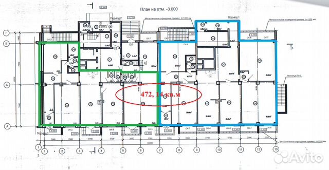 Торговое помещение, 472 м²