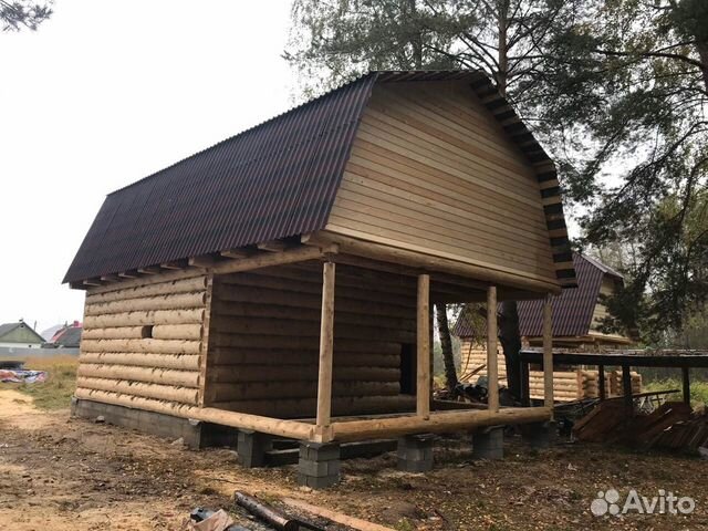 Сруб дома с доставкой и установкой