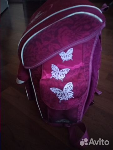 Продам портфель розовый с бабочками