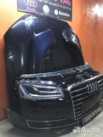 Audi A8 D4 Бампер крыло фара Капот радиатор