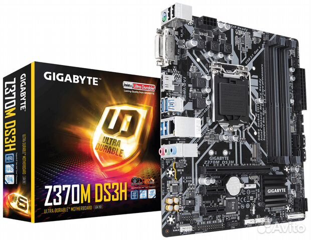 Материнская плата Gigabyte Z370M-DS3H (1151, 4xDDR