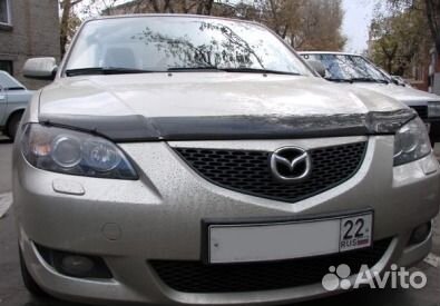 Дефлектор капота мухабойка Mazda Мазда Дефлектор капота мухабойка Mazda Мазда