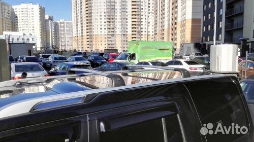 Рейлинги поперечины Land Rover Discovery 4 серебро Рейлинги поперечины Land Rover Discovery 4 серебро