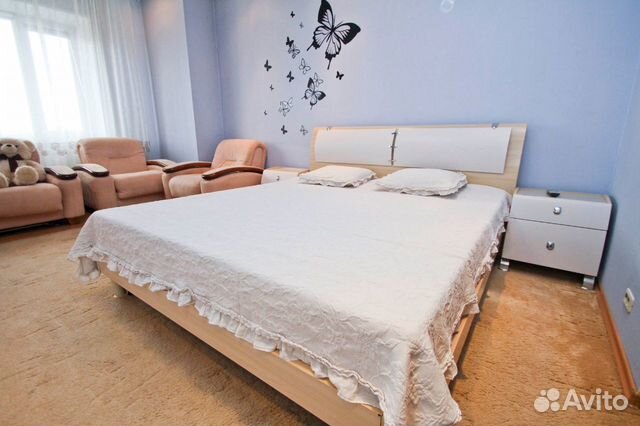 

1-к. квартира, 44 м², 2 кровати