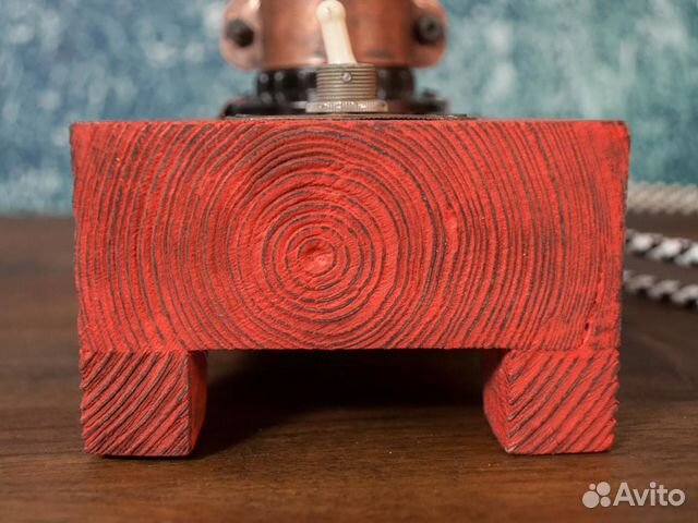 Деревянный светильник ночник в стиле лофт Деревянный светильник ночник в стиле лофт