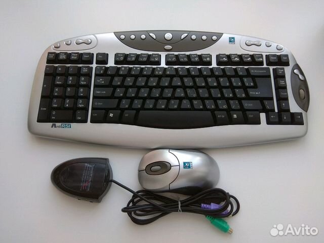 Комплект клавиатура и мышь беспроводной б/у
