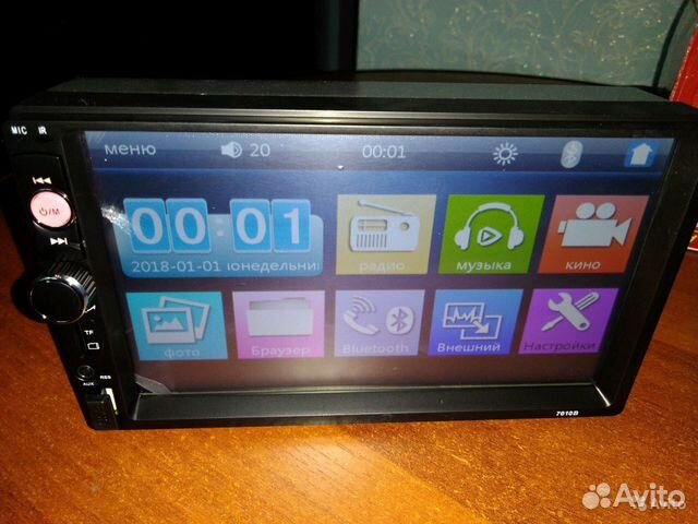 Новая 2 DIN магнитола 7 bluetooth камера android