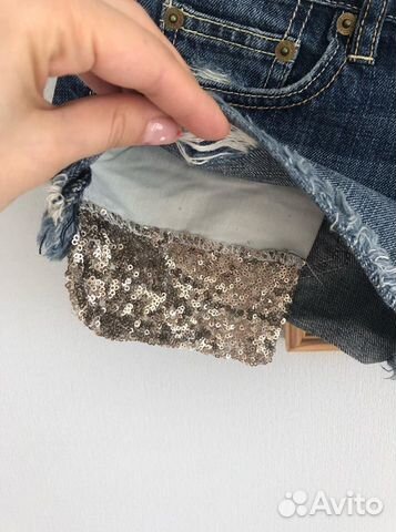 Ультра-короткие джинсовые шорты American Eagle Ультра-короткие джинсовые шорты American Eagle