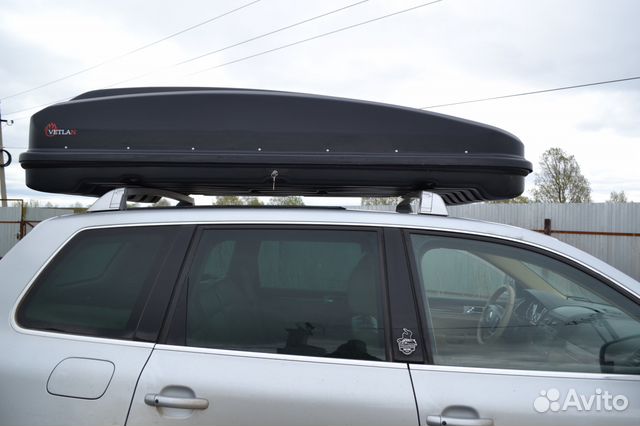 Автобокс Ветлан 1100 черный на Renault Laguna