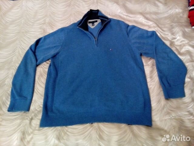 Свитер на молнии, tommy hilfiger 56-58 Свитер на молнии, tommy hilfiger 56-58