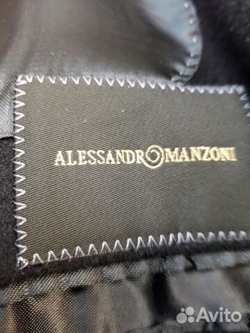 Пальто т/синее Alesssndr Manzoni.Кашем