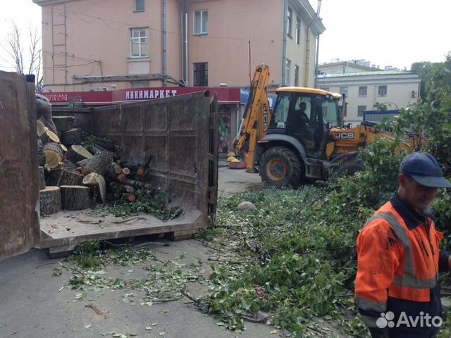 Вывоз мусора, расчистка участков, спил деревьев, к