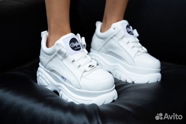 Новые Кроссоки на платформе Buffalo, Кожа Новые Кроссоки на платформе Buffalo, Кожа