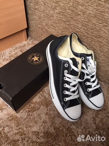 Converse OX All Star black (39 eur.), 24,5 см Converse OX All Star black (39 eur.), 24,5 см