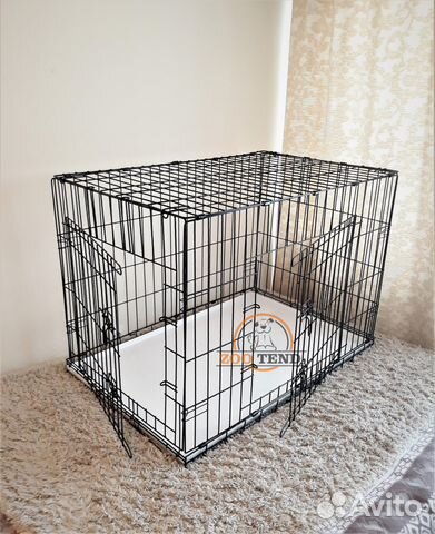 Клетка для собак/кошек №4, 93х65х70 см, с поддоном