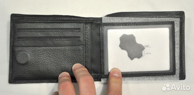 Мужской кошелек / Dupont / новый (черный) Мужской кошелек / Dupont / новый (черный)