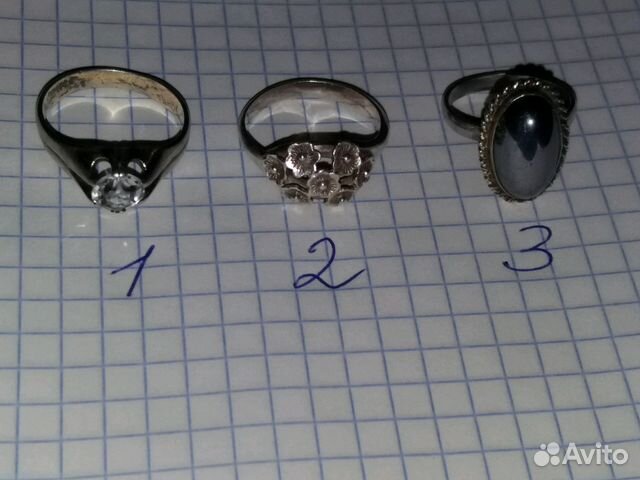 Серебро кольца, комплект, кулон. 875, 925 Серебро кольца, комплект, кулон. 875, 925