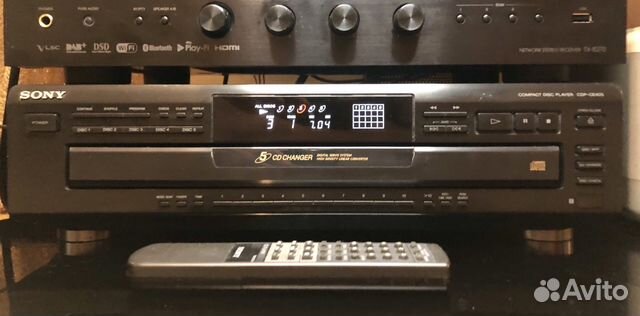 CD проигрыватель на 5 дисков Sony CDP CE-405