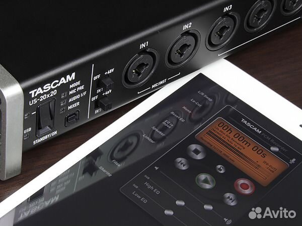 Tascam US-20x20 Звуковая Карта Студийная Tascam US-20x20 Звуковая Карта Студийная