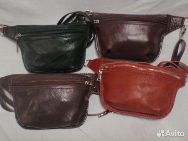 Кожаная поясная сумка бпс-1 Россия