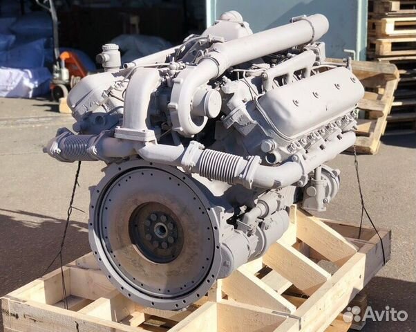 Мотор ямз 7511 с тутаевским oxлaдитeлeм (400 л.с.)