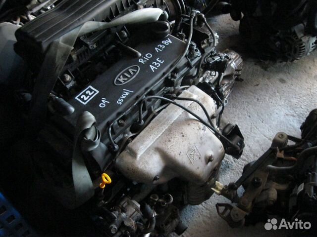 Контрактный Двигатель Киа 1.3 A3E KIA