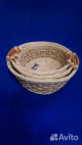 Корзины для кафе из натурального ротанга