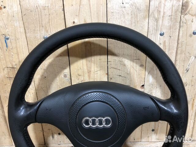 Руль кожаный Audi A3, A4, A6 S-line Арт. 120208 Руль кожаный Audi A3, A4, A6 S-line Арт. 120208