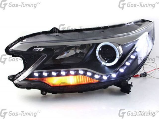 Передние LED фары оптика на Honda CR-V Передние LED фары оптика на Honda CR-V