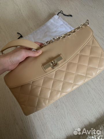 Сумка бежевая dkny, оригинал Сумка бежевая dkny, оригинал