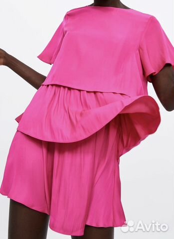 Zara платье фуксия