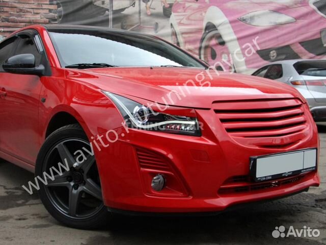 Накладки на фары для Chevrolet Cruze Накладки на фары для Chevrolet Cruze
