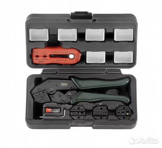 Клещи для обжима клемм 4 в 1. Force 68013