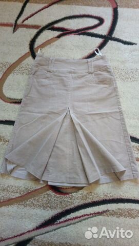 Юбка из микровельвета